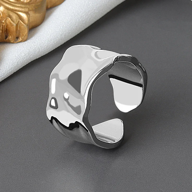 Vintage Silver Chain Link Ring