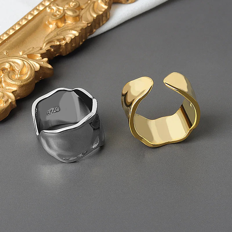 Vintage Silver Chain Link Ring