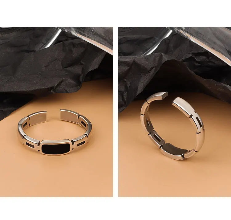 Simple Open Sterling Silver Rings