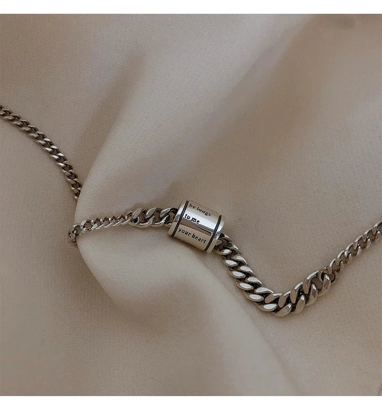 love capsule necklace pendant close-up