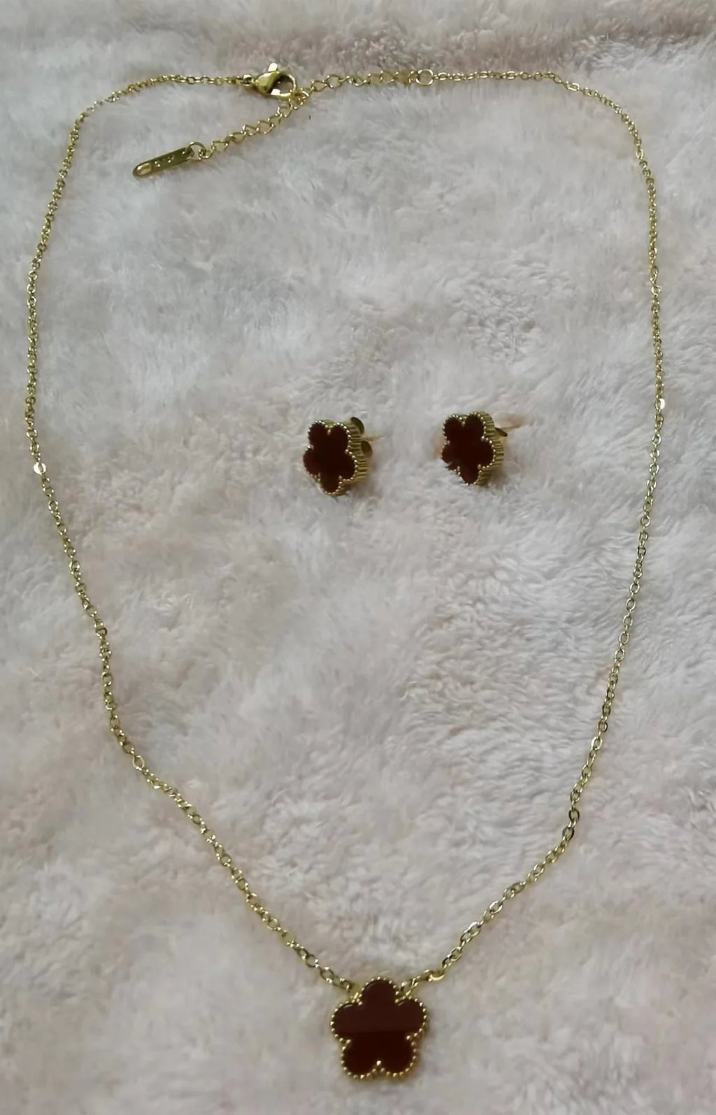 Blooming Petal Prong Jewelry Set