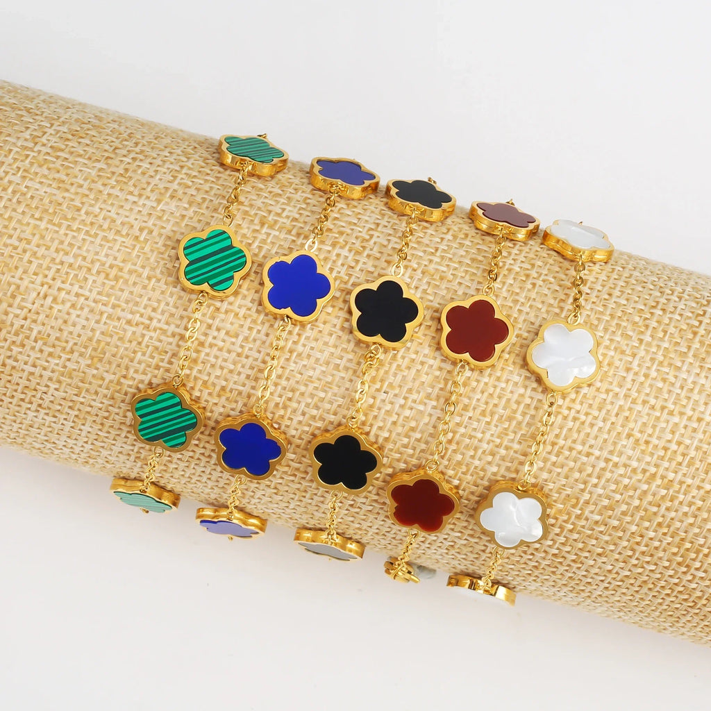 Blooming Petal Prong Jewelry Set