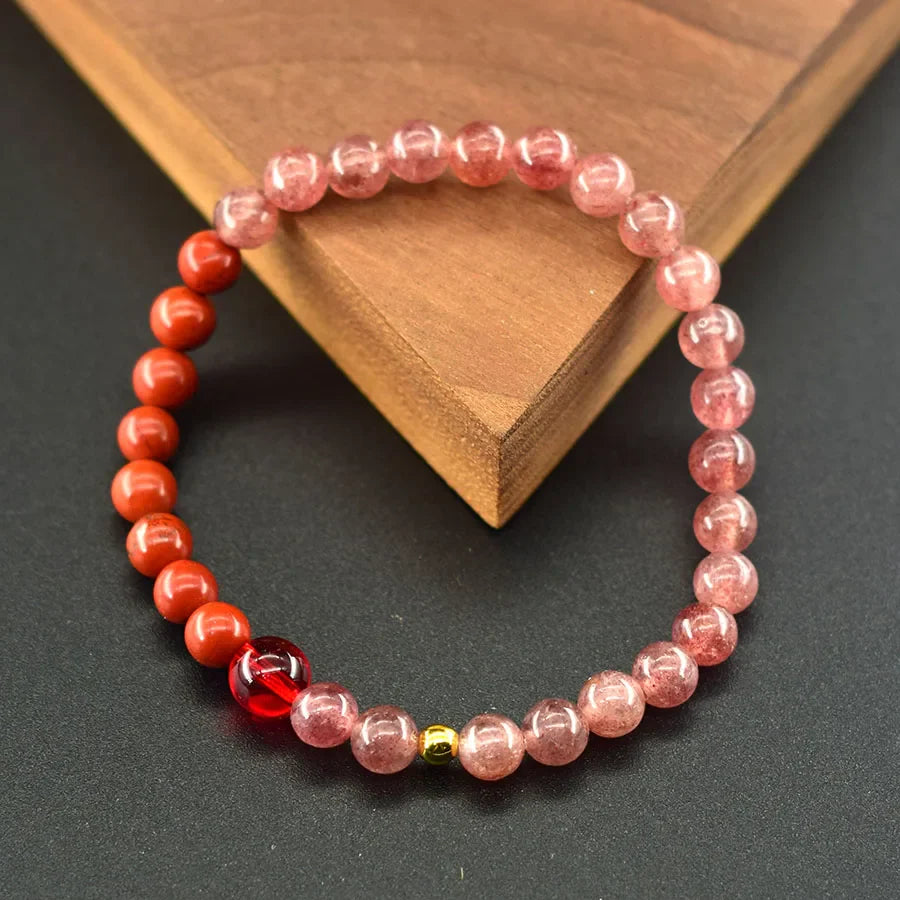 handmade amethyst wrist mala bracelet with beads