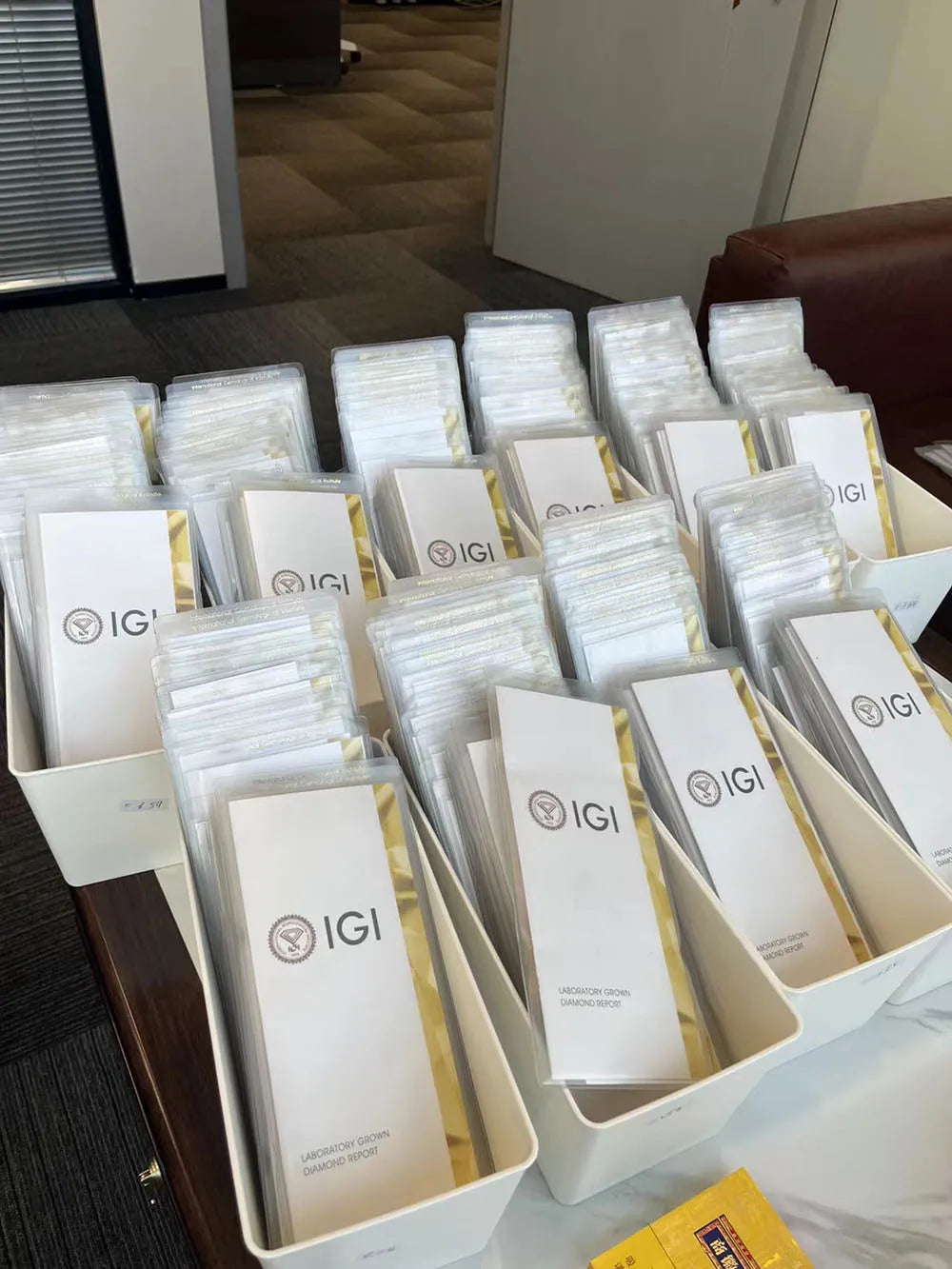 Radiant IGI Certified Diamond Ring in yellow gold setting, luxury engagement and bridal jewelry for weddings and special occasions.