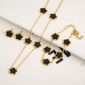 Blooming Petal Prong Jewelry Set