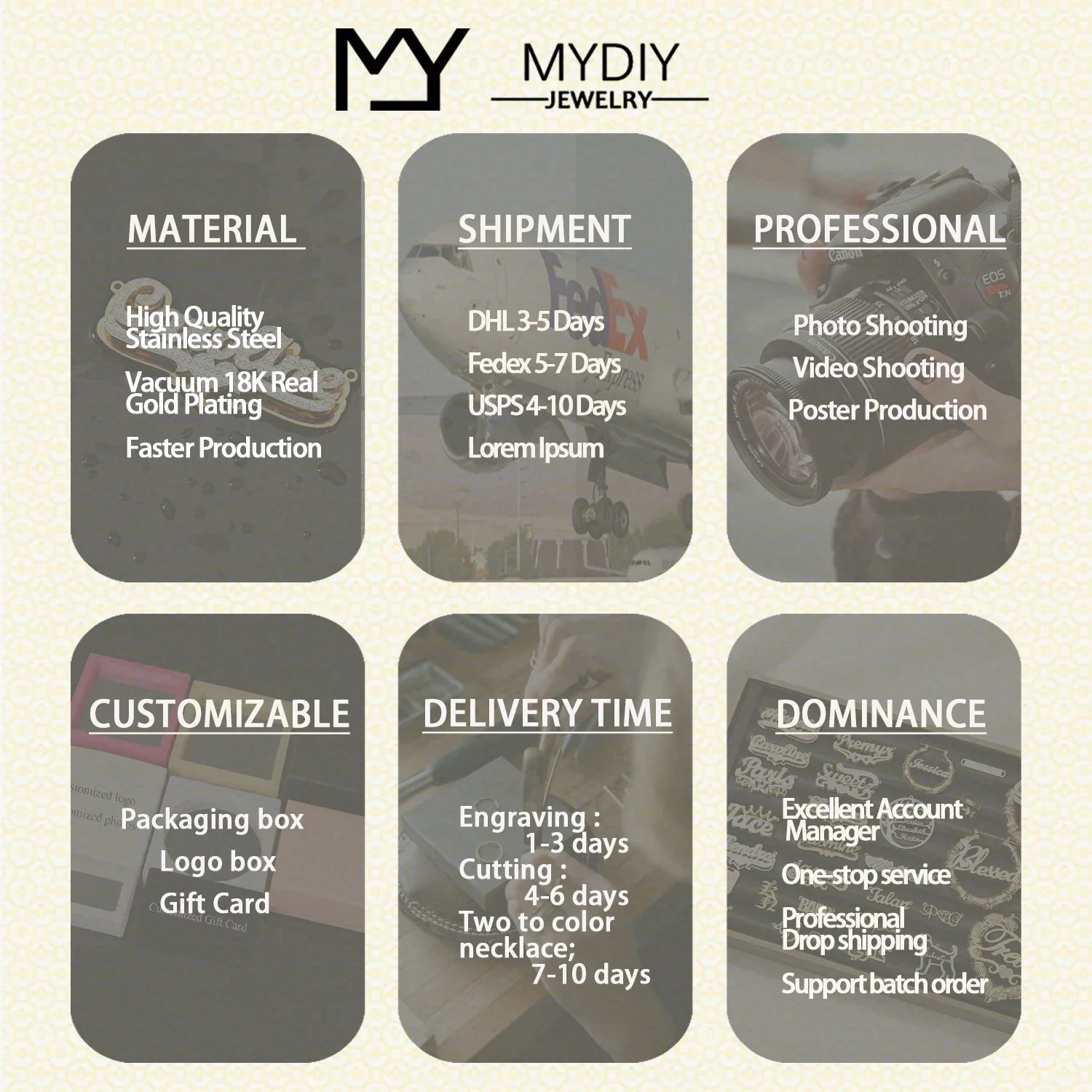 Gold Morse Code Charm Necklace