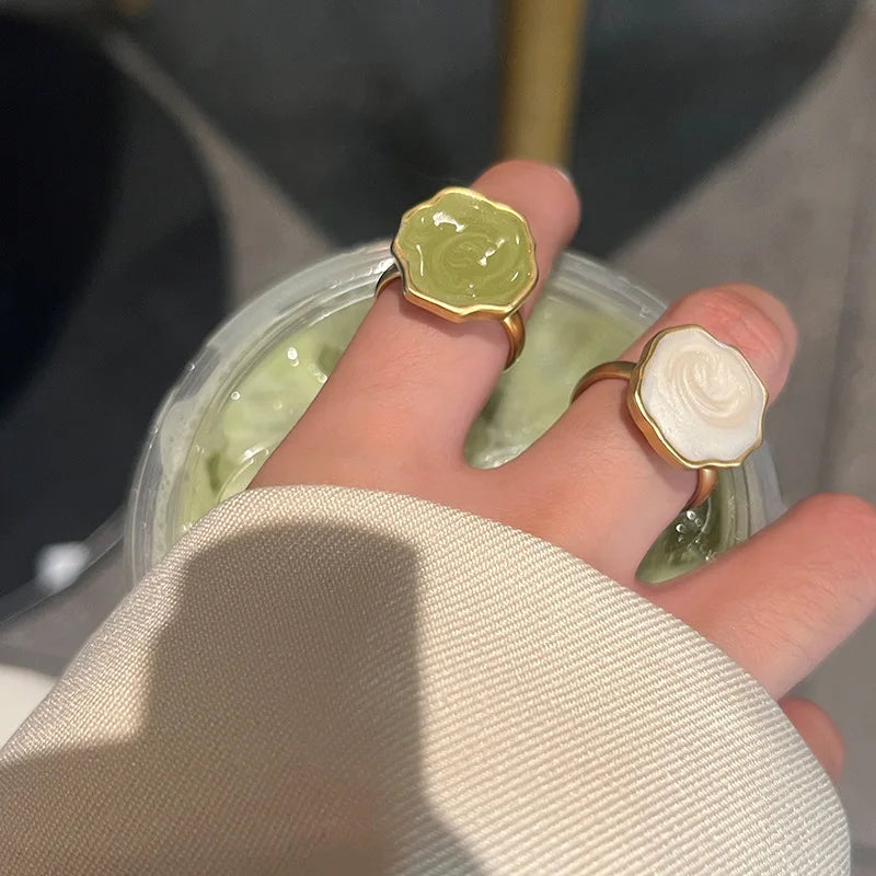 Elegant French Rings French Set Engagement & Wedding Band