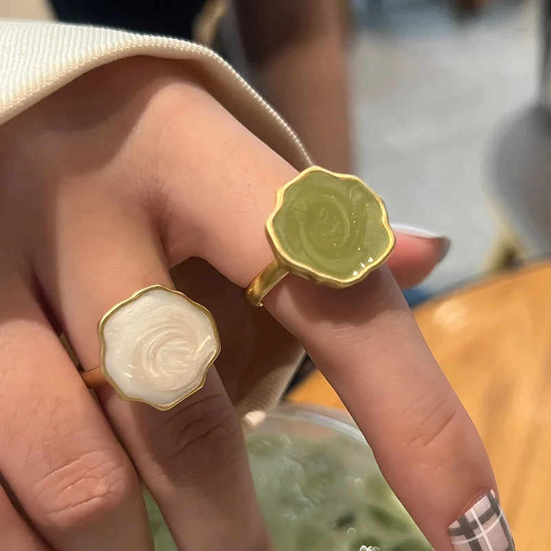 Elegant French Rings French Set Engagement & Wedding Band